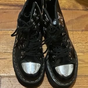 Dr. Martens Jadon Max Rebel Platform Metal boots